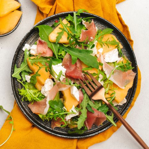 Recette salade de melon, prosciutto et mozzarella